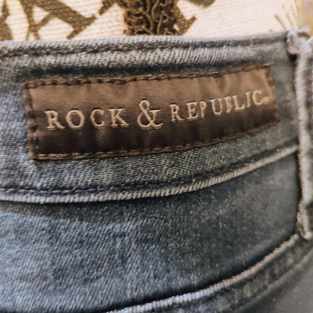 Rock & Republic Straight Leg Jeans, Size 16, Used - Picture 5 of 8